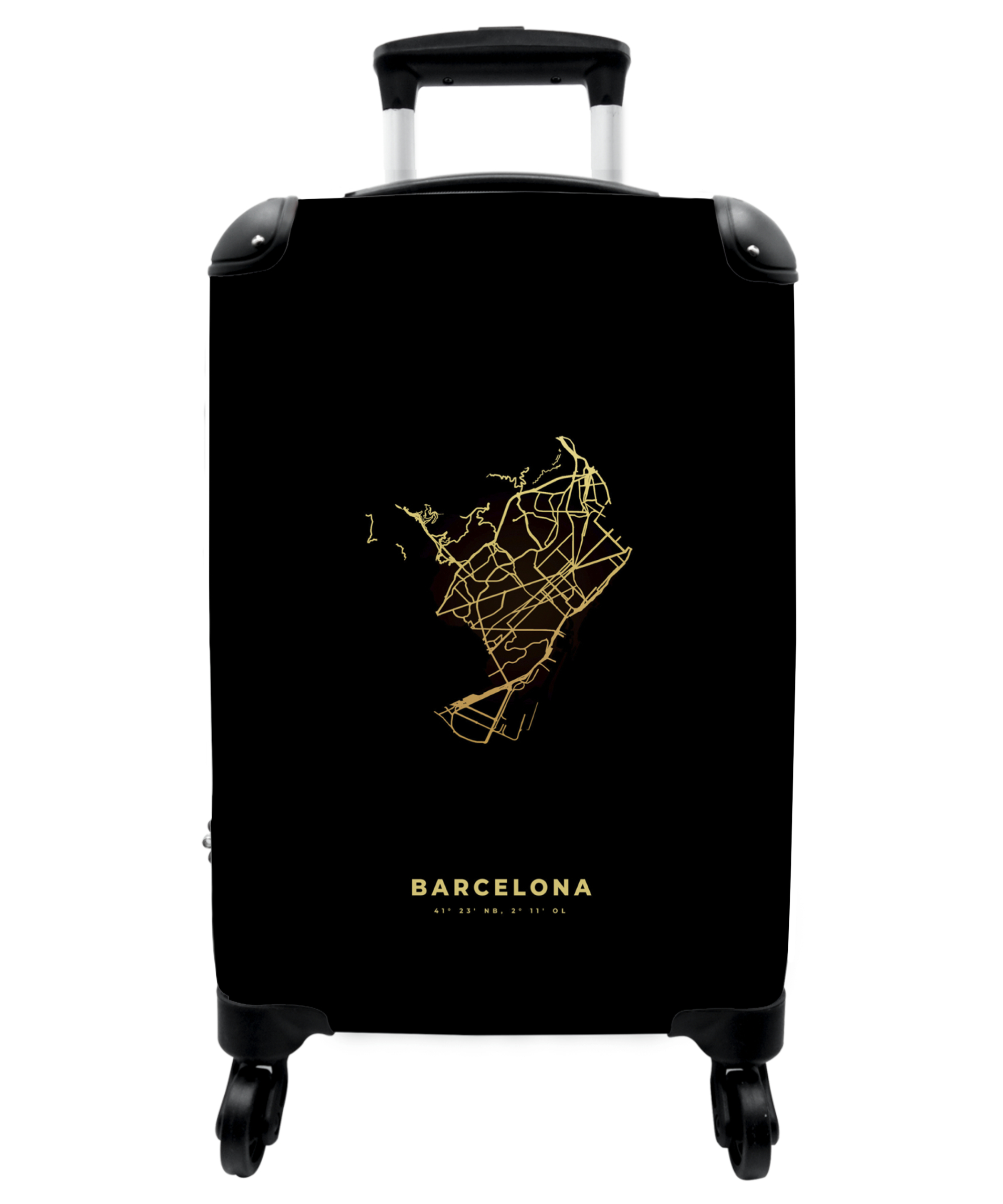 Koffer - Barcelona - Stadskaart - Kaarten - Goud - Plattegrond-thumbnail-1