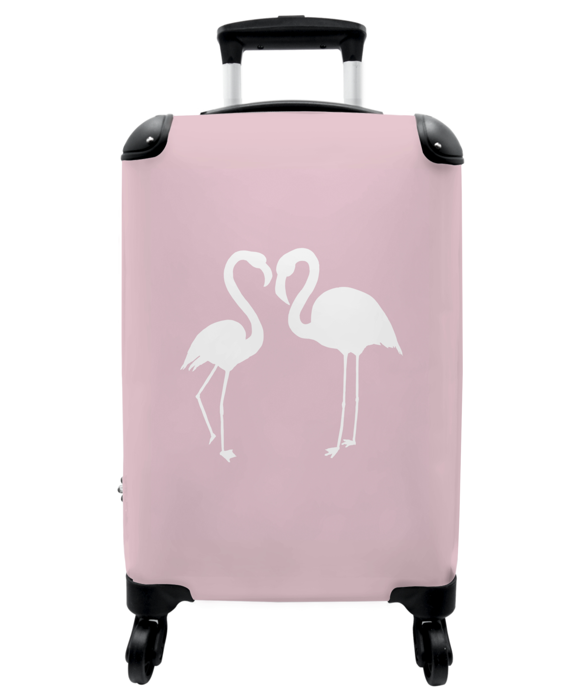 Koffer - Flamingo - Pastel - Design - Roze - Vogel