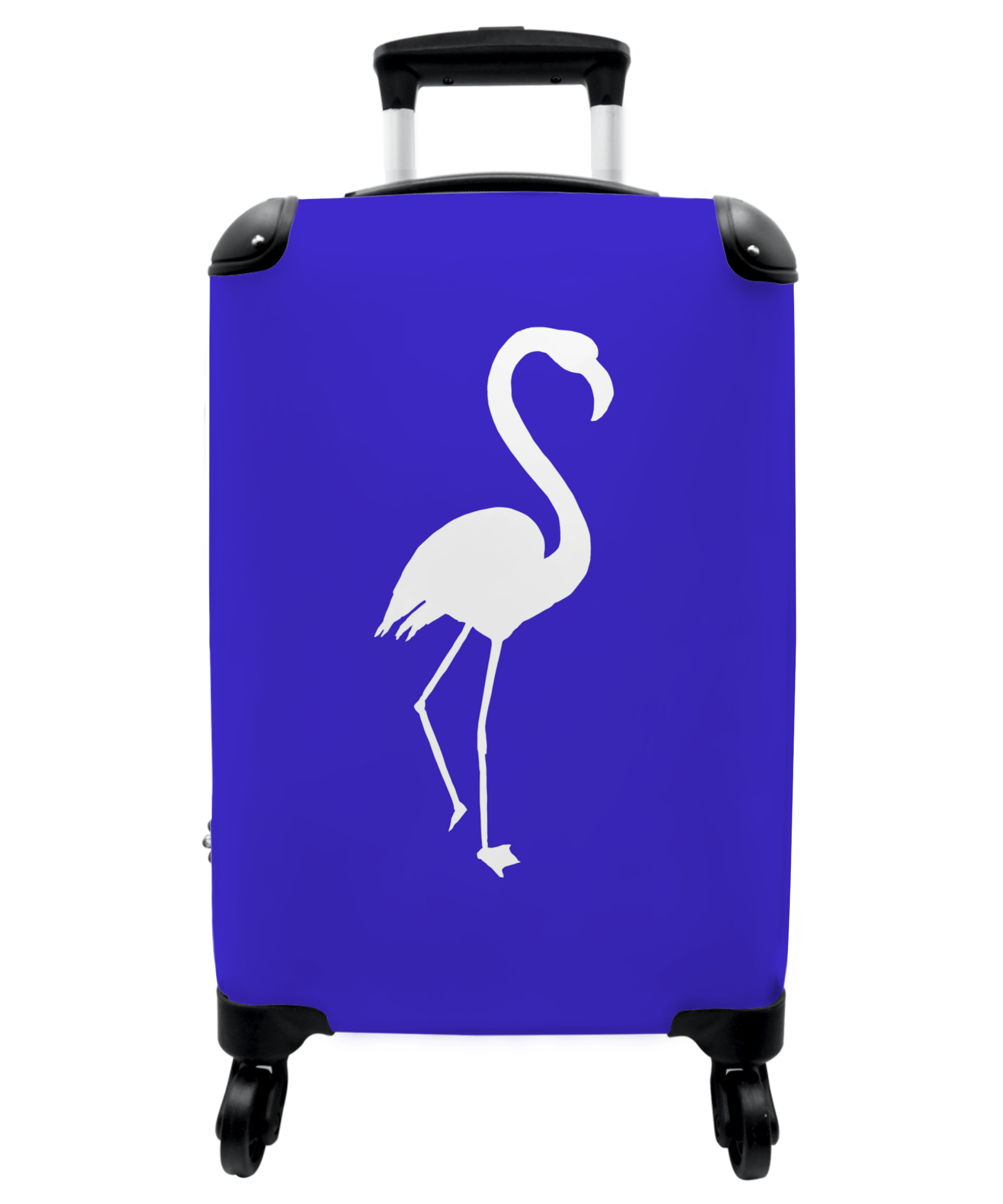Koffer - Flamingo - Vogel - Blauw - Dieren-thumbnail-1