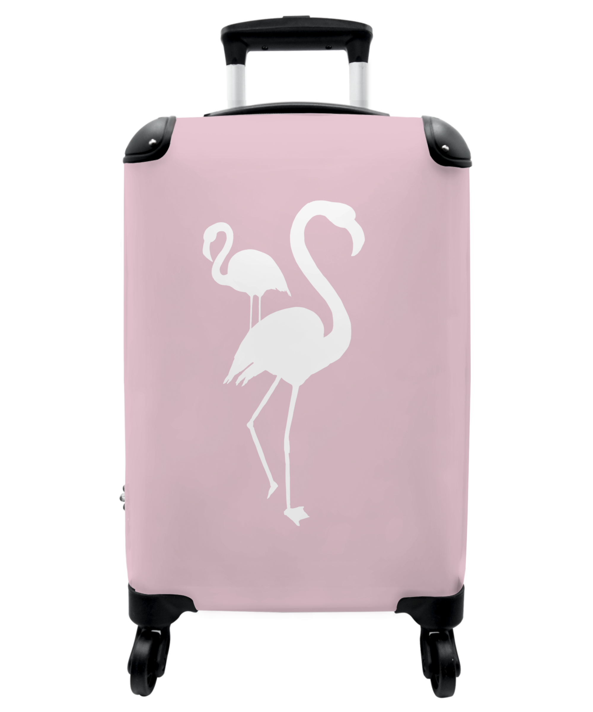 Koffer - Vogels - Flamingo - Roze - Dieren - Design-thumbnail-1