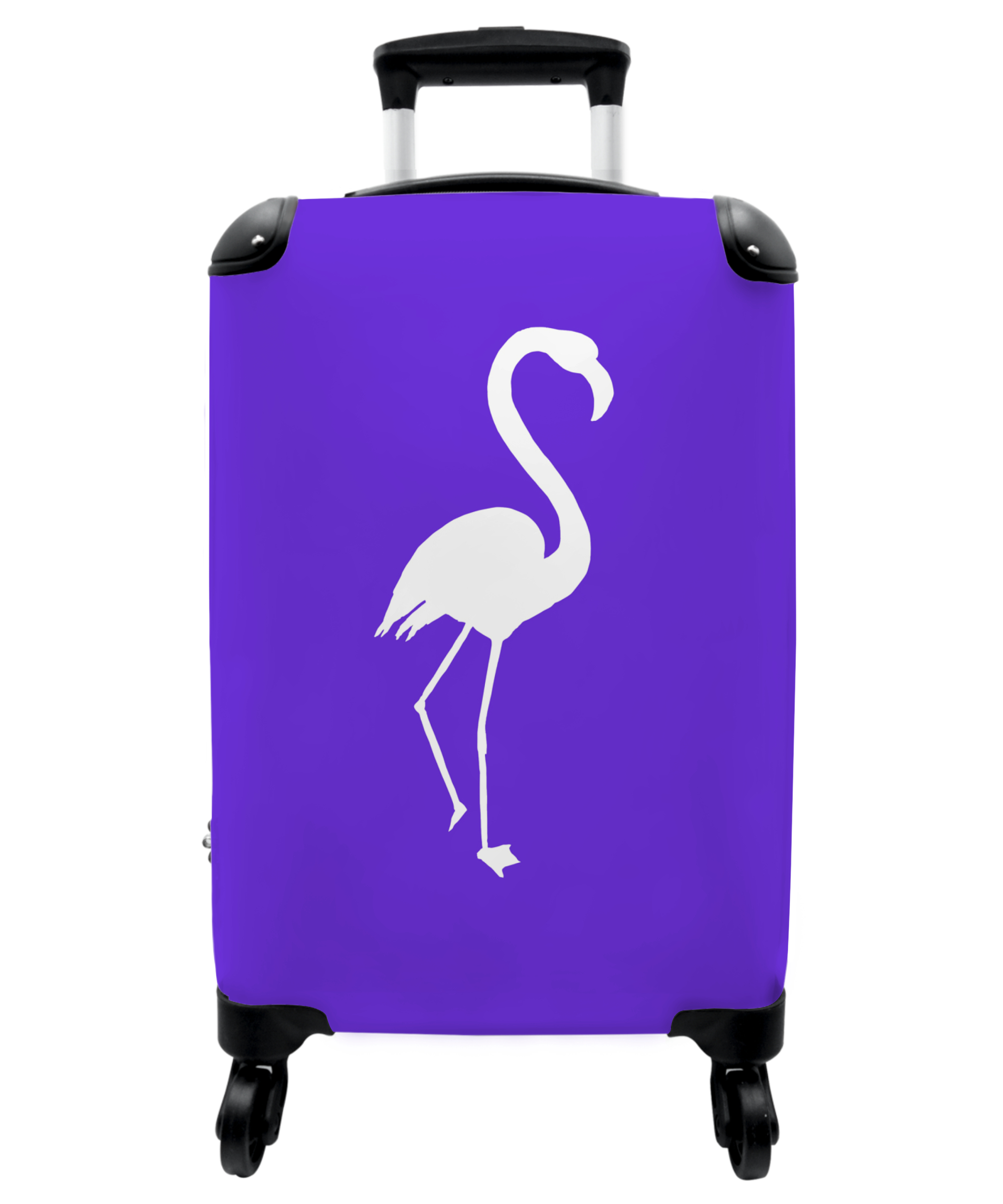 Koffer - Flamingo - Vogel - Paars - Dieren