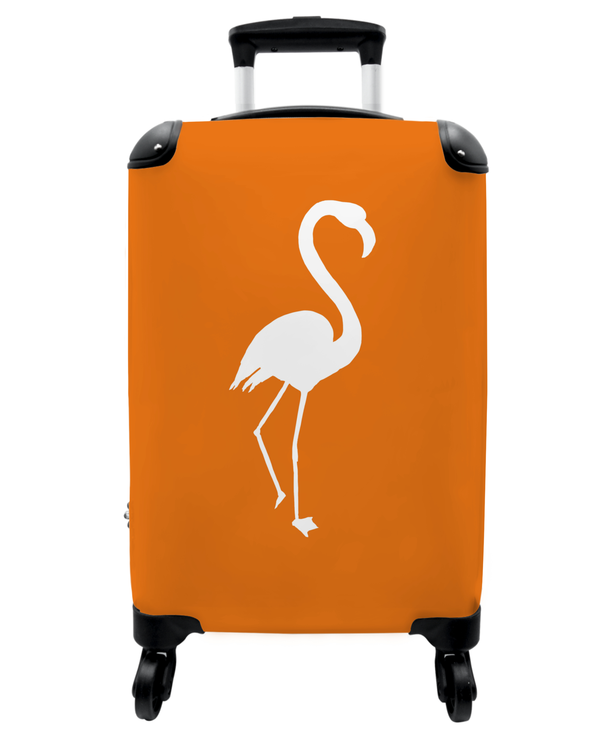 Koffer - Flamingo - Vogel - Oranje - Dieren