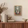 Kerstfeest - Dennenbos - Rood Light Box met kabel (Tafellamp) klein -sfeer2