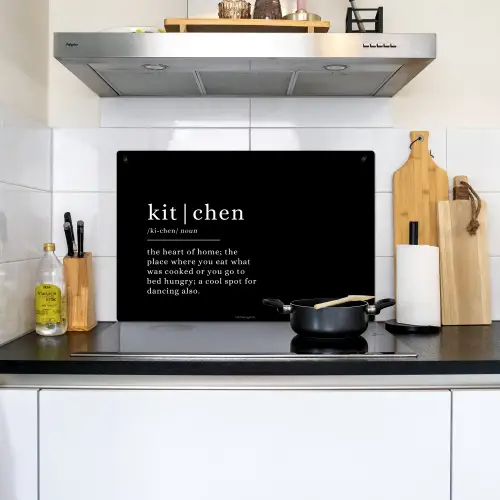 Quote - Zwart - Definitie keuken Inductie beschemer met haakjes klein -sfeer2