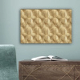 Patroon - Waaier -  Goud canvas 2cm klein 34 -sfeer4