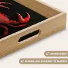 Krab - Rood - Vissen - Schaaldieren Dienblad Rechthoek middel -USP_HandgreepNL