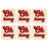 Oh honey - Rood - Schaduw onderzetter kurk middel -3d