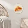 Croissant - Brood - Beige Wandcirkel plexiglas klein -sfeer5
