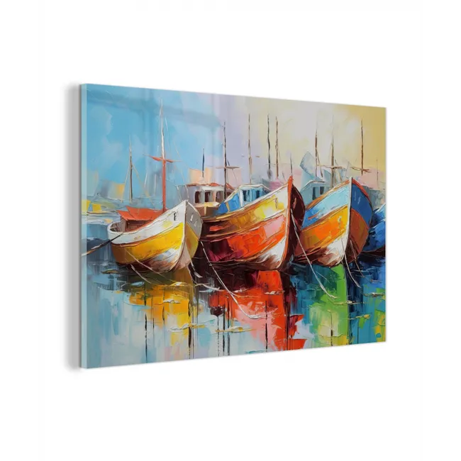 Boten - Kunst - Kleuren - Schilderij plexiglas 5mm klein -z3d