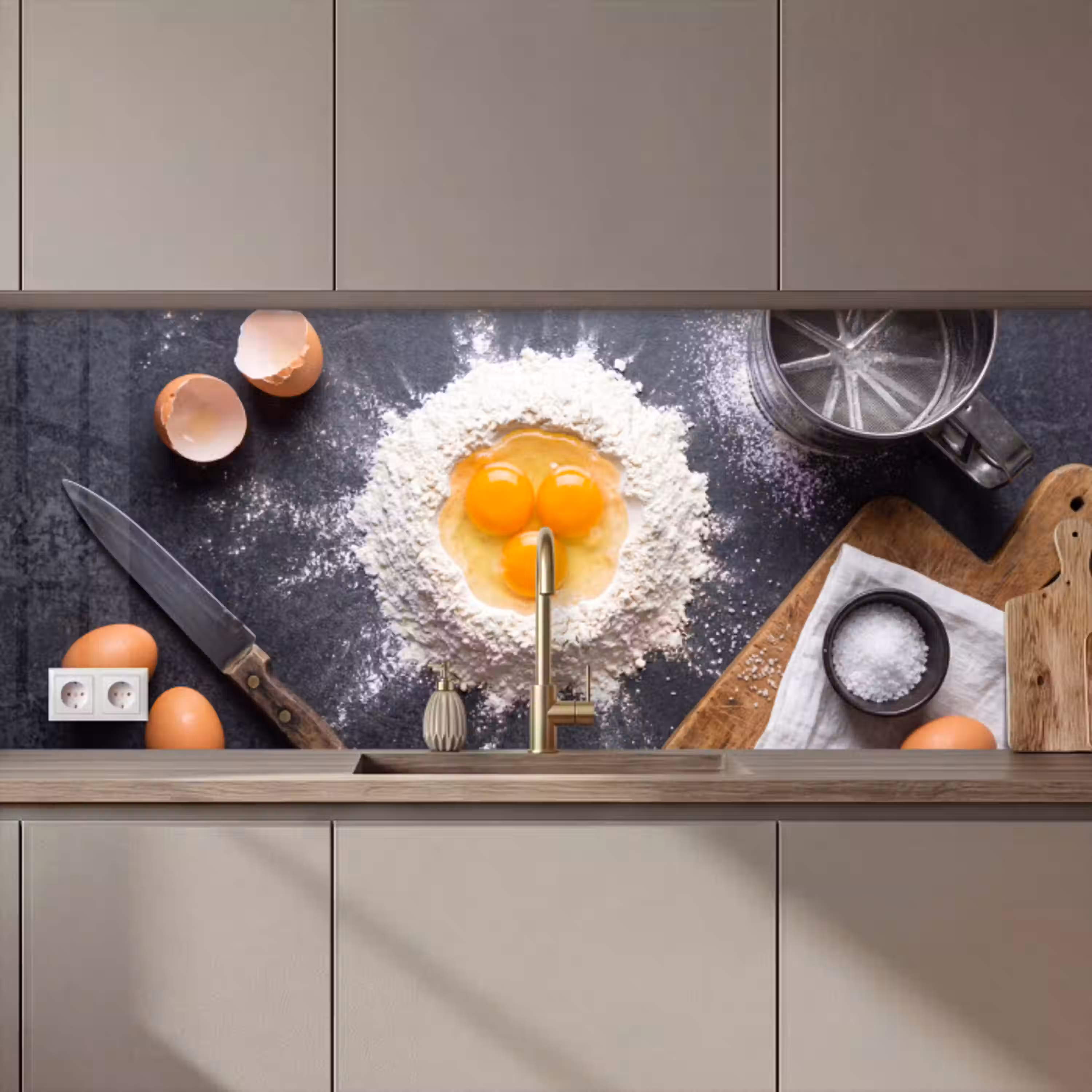Eten - Bakken - Keuken keuken achterwand 2 middel zz_3dshopping