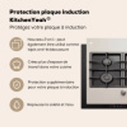 Gasfornuis - Koken - Beige Inductie beschermer vinyl 3mm klein -zzzzzzusp-haakje_FR