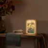 Bloemen - Geel - Wazig Light Box met kabel (Tafellamp) klein -sfeer4