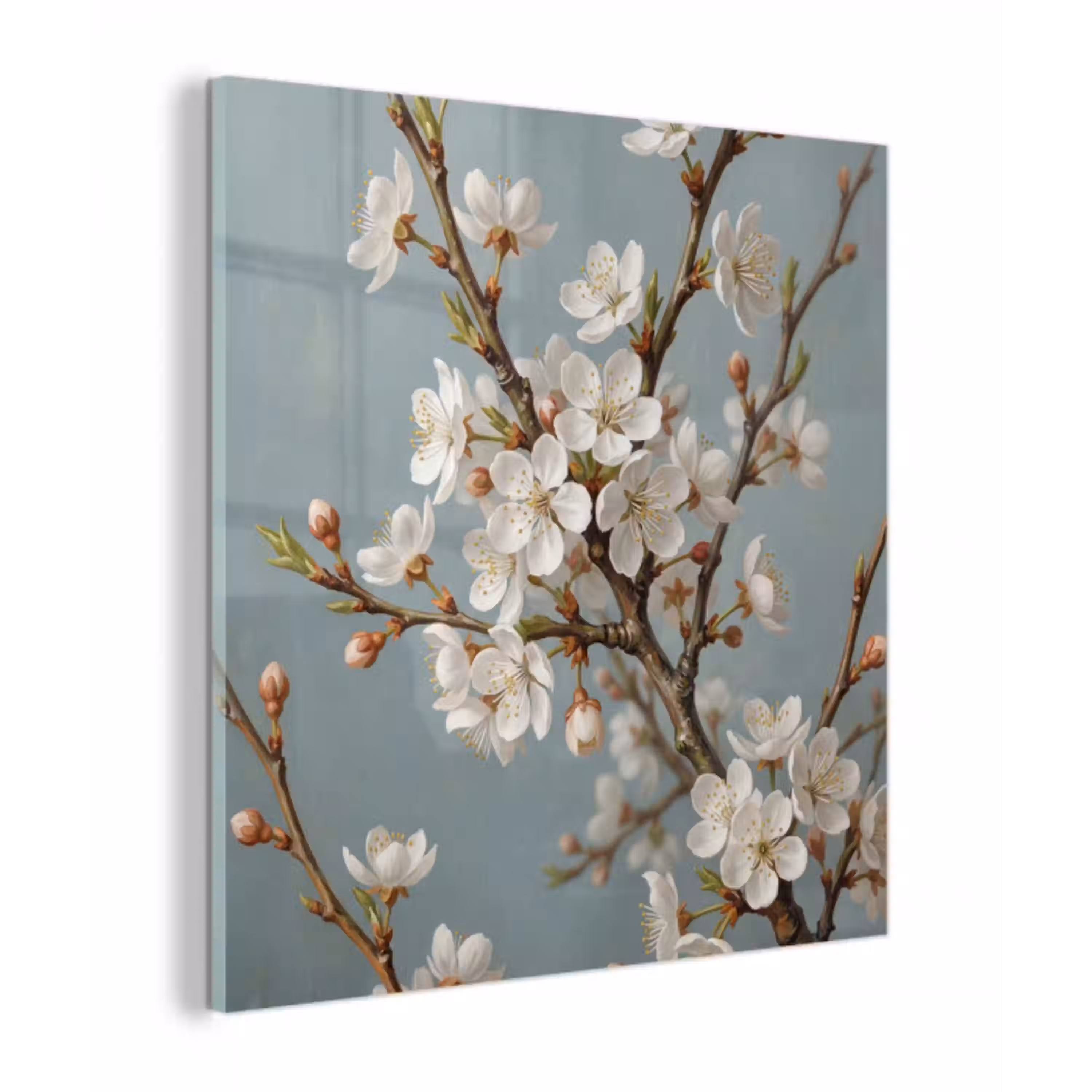 Botanisch - Stilleven - Blauw plexiglas 5mm klein -z3d