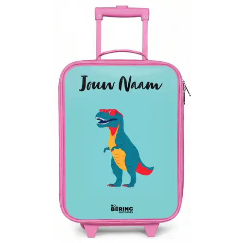 Dino - Dier - Zonnebril Kinderkoffer - Roze klein -zz3dotto