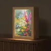 Zomertuin - Sfeervol - Bloemen Light Box met kabel (Tafellamp) klein -z3d_website