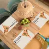 Pizza - Kaas - Pepperoni Placemat vinyl groot -zzsfeer5_Kitchenyeah-website