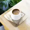 Mok - Latte - Minimalistisch - Schaduw onderzetter kurk middel -sfeer5