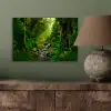 Jungle - Water - Bladeren - Zon - Natuur aluminium wit klein -sfeer2