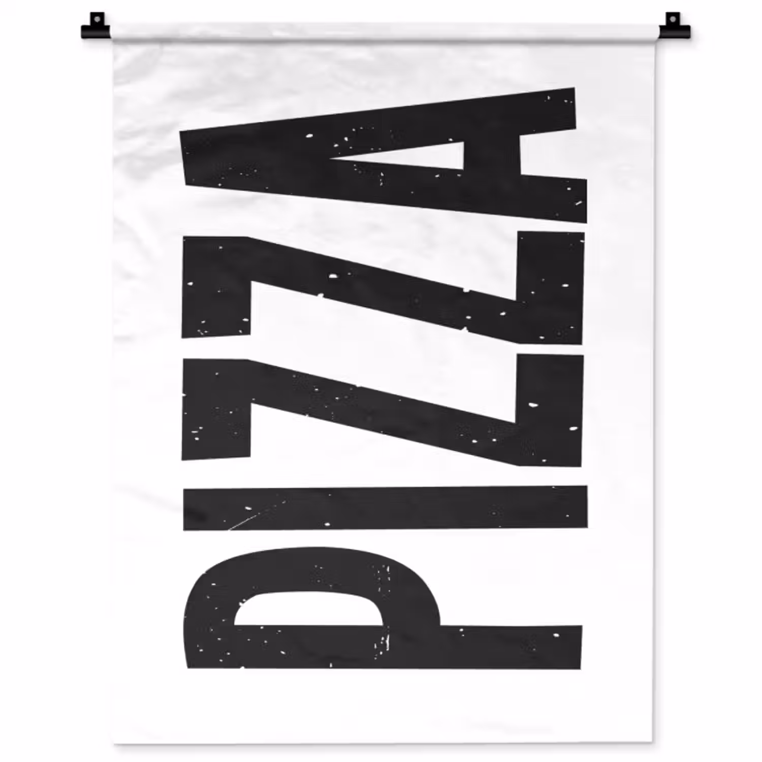 Wandkleed - Pizza - Japandi - Decoratie - Vintage
