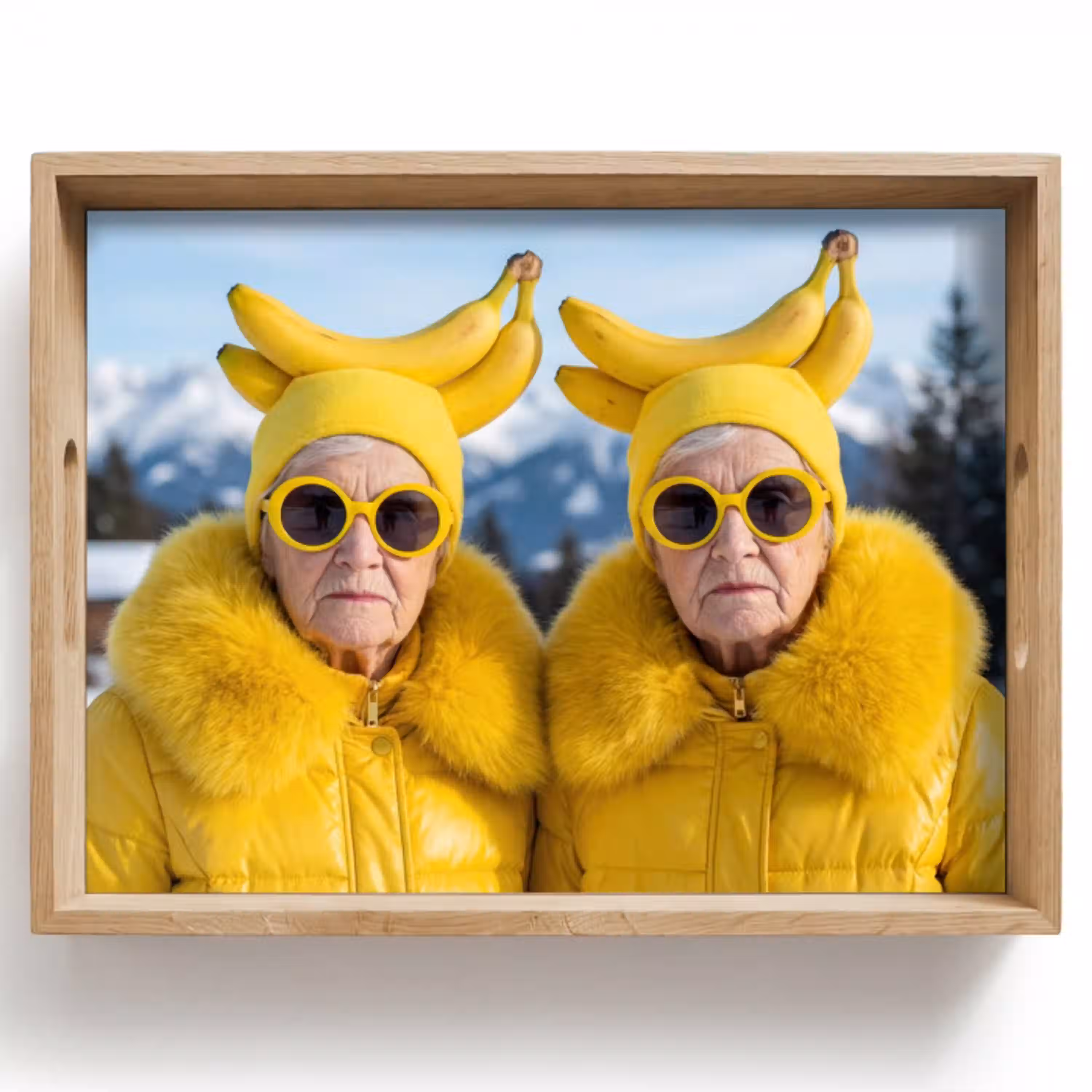 Vrouwen - Bananen - Geel Dienblad Rechthoek middel -z3d_shopping