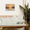 Modern - Abstract - Goud - Roze tuinposter los doek klein -sfeer7