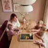 Kaarsen - Stilleven - Rustiek - Boeken Dienblad Rechthoek middel -sfeer4