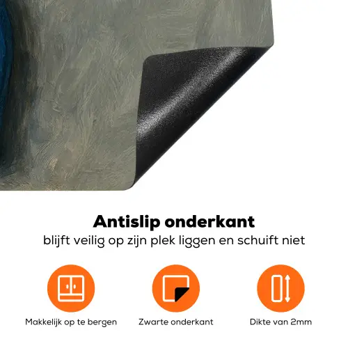 Tang - Schilderij - Textuur - Verf Inductie beschermer vinyl 3mm klein -zzzzzzz-td-onderkant