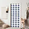 Tegelmotief - Blauw - Wit - Bloem deurposter klein 289 -sfeer6