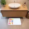 You are art - Kleurrijk - Grafisch Badmat klein -sfeer1