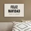 Kerst - Quotes - Feliz navidad - Kerstmis - Feestdagen canvas 2cm klein -sfeer3