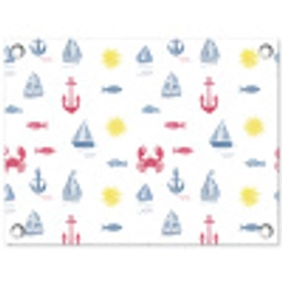Nautisch - Illustraties - Kleurrijk tuinposter los doek klein 239 -3d