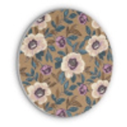Floraal - Stilleven - Kleurrijk Akoestische PET Vilt - Rond klein 838 -3d