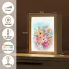 Bloemen - Kleuren - Boeket - Natuur Light Box met kabel (Tafellamp) klein -USP_NL