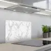 Marmer - Zuiver - Grijs - Aders keuken achterwand spatscherm klein 900 -3d_schuin