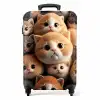 Knuffelkatjes Koffer - NBS - Handbagage middel -productfoto_recht
