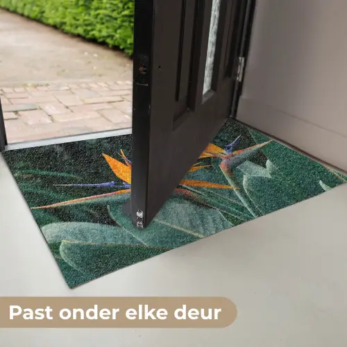 Paradijsvogel - Bloem - Exotisch Deurmat klein -USP_NL