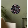Donker - Kiezels - Glans Wandcirkel kunststof plaat 5mm dik klein 188 -sfeer3