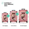 Olifant breekt door roze raam met glas NBS - Handbagage koffer - Kinderen Unisex middel zzzzzzVergelijking_3EN