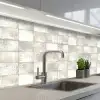 Tegel - Patroon - Verweerd keuken achterwand 2 middel 871 -3d_schuin