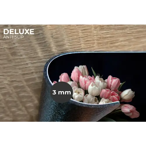 Bloemen - Roze - Tulpen - Vaas Placemat vinyl groot -closeup