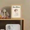 Jongen - Bruin - Voetbal - Minimalistisch Light Box met kabel (Kinderlampje) klein -sfeer2_kind