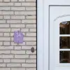 Paars - Klassiek Naambord Huisje klein -sfeer1
