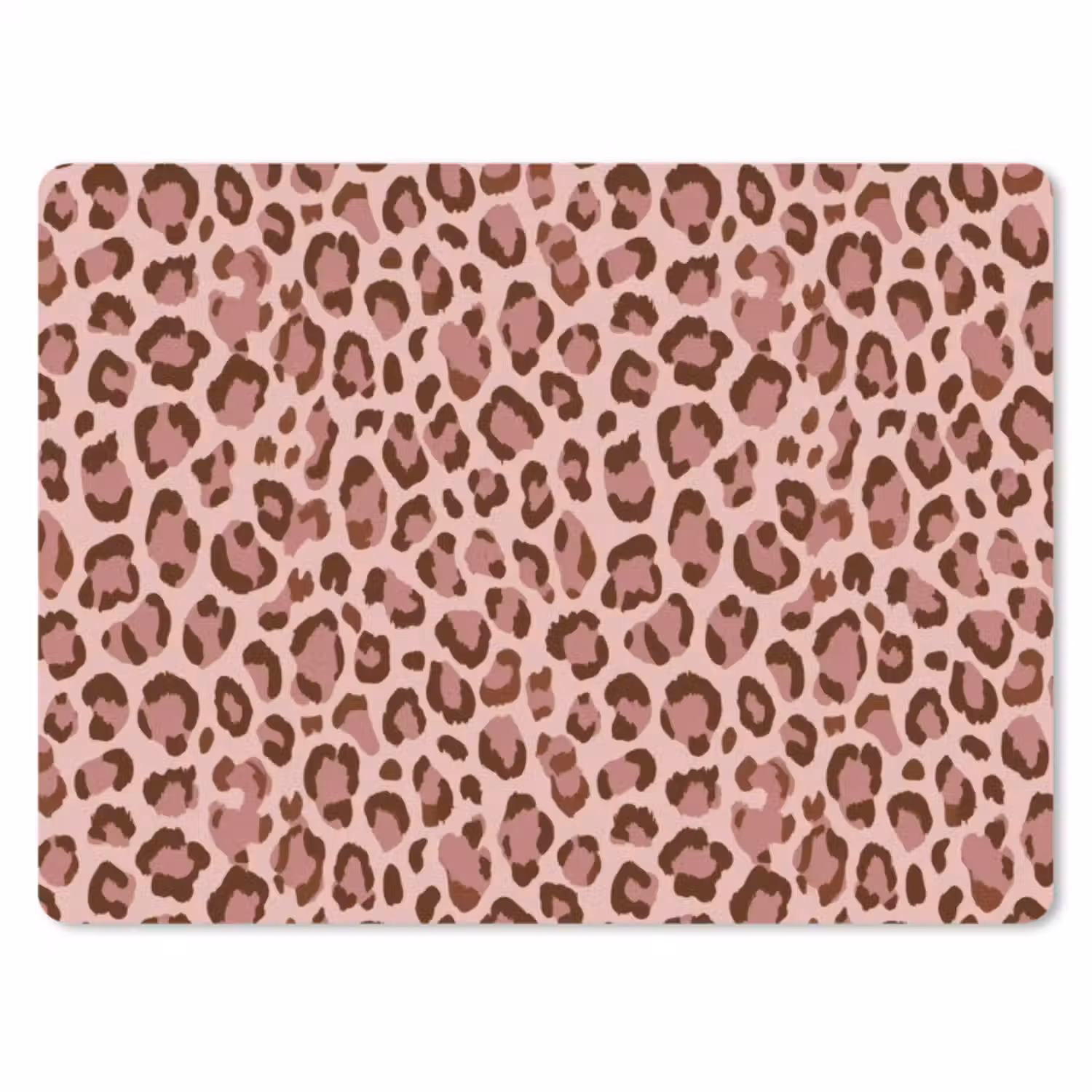 Muismat - Luipaard - Patroon - Roze