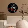 Wijn - Vrouw - Neon - Quote Wandcirkel plexiglas klein -sfeer1