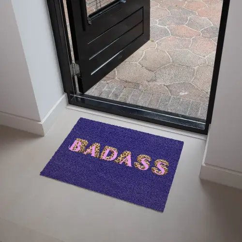 Badass - Panterpint - Schaduw - Roze Deurmat klein -sfeer5