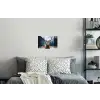 Hert - Winter - Hertenkop - Sneeuw - Gewei Muursticker klein -slaapkamer
