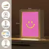 Smiley - Vrolijk - Roze Light Box met kabel (Kinderlampje) klein -USP_NL