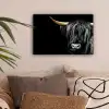 Schotse hooglander - Goud - Vacht - Dieren - Koe canvas 2cm klein -sfeer1