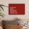 Rood - Quote - Liefde canvas 2cm klein -sfeer1