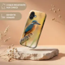 IJsvogel - Tak - Water - Kleurrijk - Levendig Toughcase MagSafe Apple iPhone 17 klein -USP_RandenV_FR